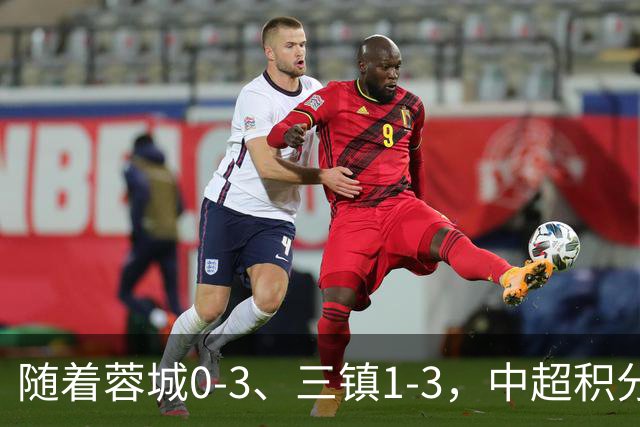 随着蓉城0-3、三镇1-3，中超积分榜：蓉城大连争冠，三镇基本降级